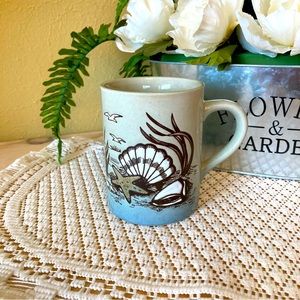 Vintage - Down East Crafts Inc - Ocean Seashells Coffee Mug